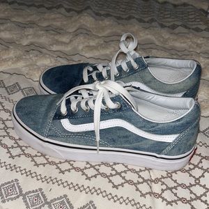 Vans blue tie dye denim sneaker